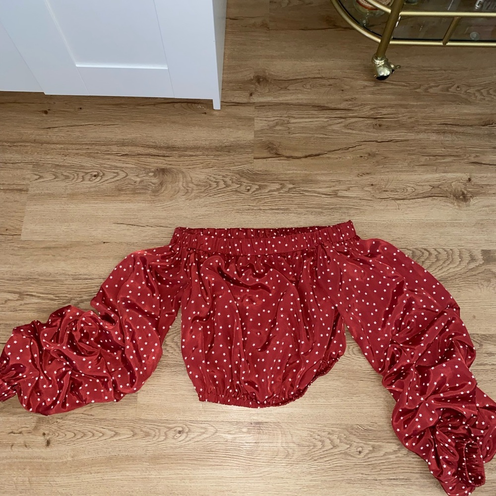 Lovers + Friends off the shoulder top